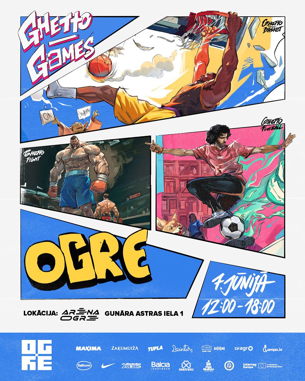 Ghetto Games Ogrē 2025 – 7.jūnijā